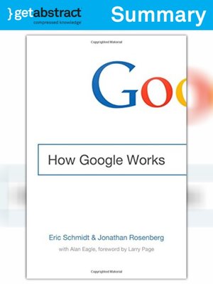 cover image of How Google Works (Summary)